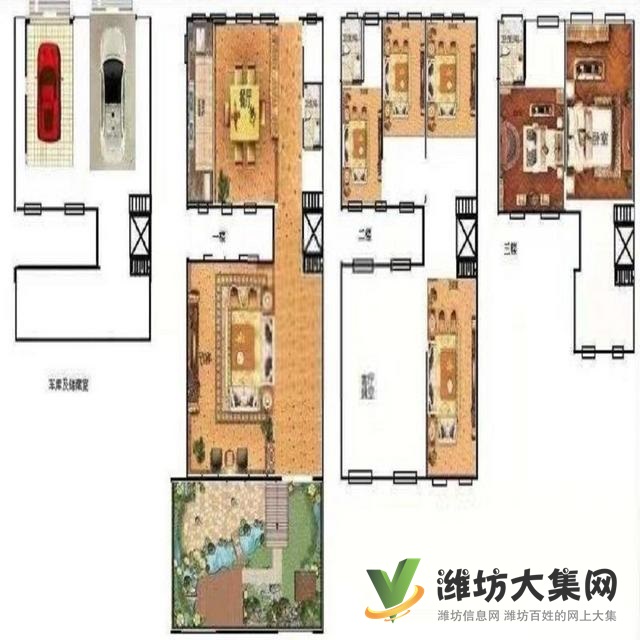 鳶都湖畔高檔別墅信圓居，挑空大堂，帶花園帶觀景露臺